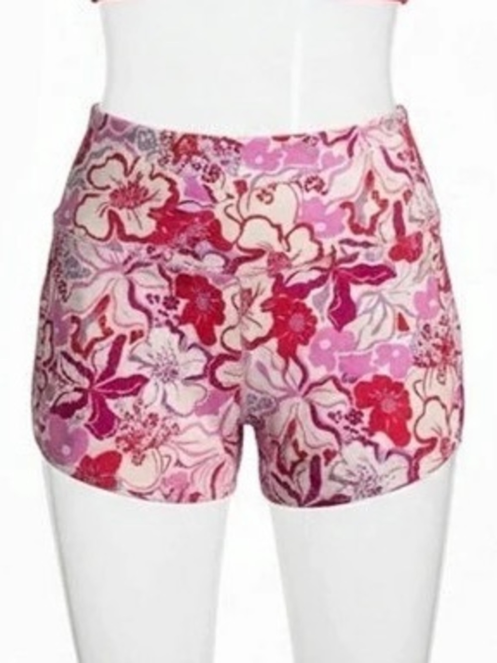JoyLab Floral Athletic Shorts in Pink, Purple, Red & White